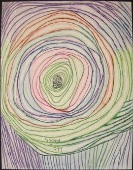 The Private Eye Fingerprint Student Art