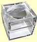 Clear Acrylic Magnifier Specimen Box