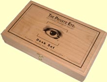 Private Eye Desk Set - closed