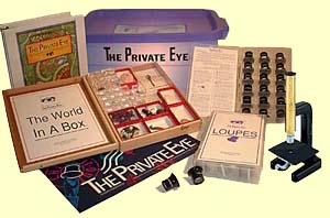 The Private Eye Class Kit showing contents